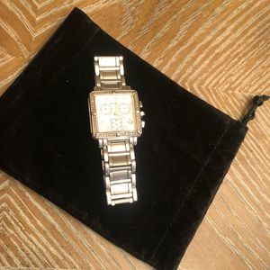 Bulova Diamond Accented Chronograph Watch